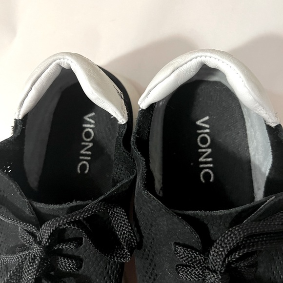 Vionic Nubuck Leather Lightweight Walking Comfort Orthotic Sneakers Womens 10 - Picture 4 of 9